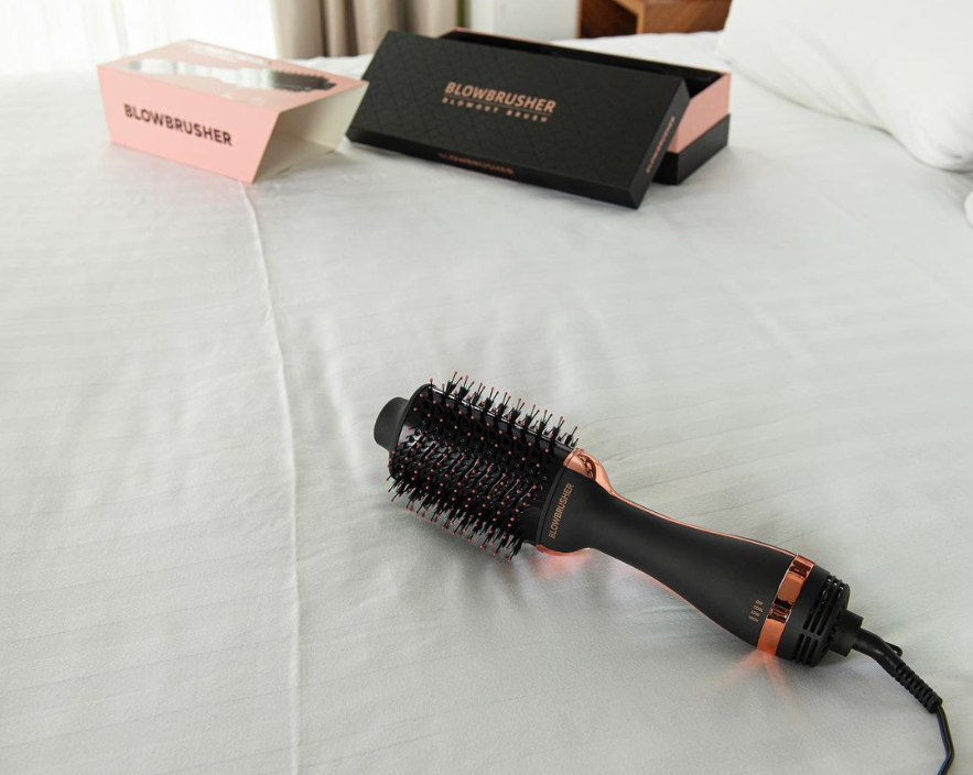 BLOWBRUSHER 3-in-1 Hair Styling Set with 3 Heat Settings